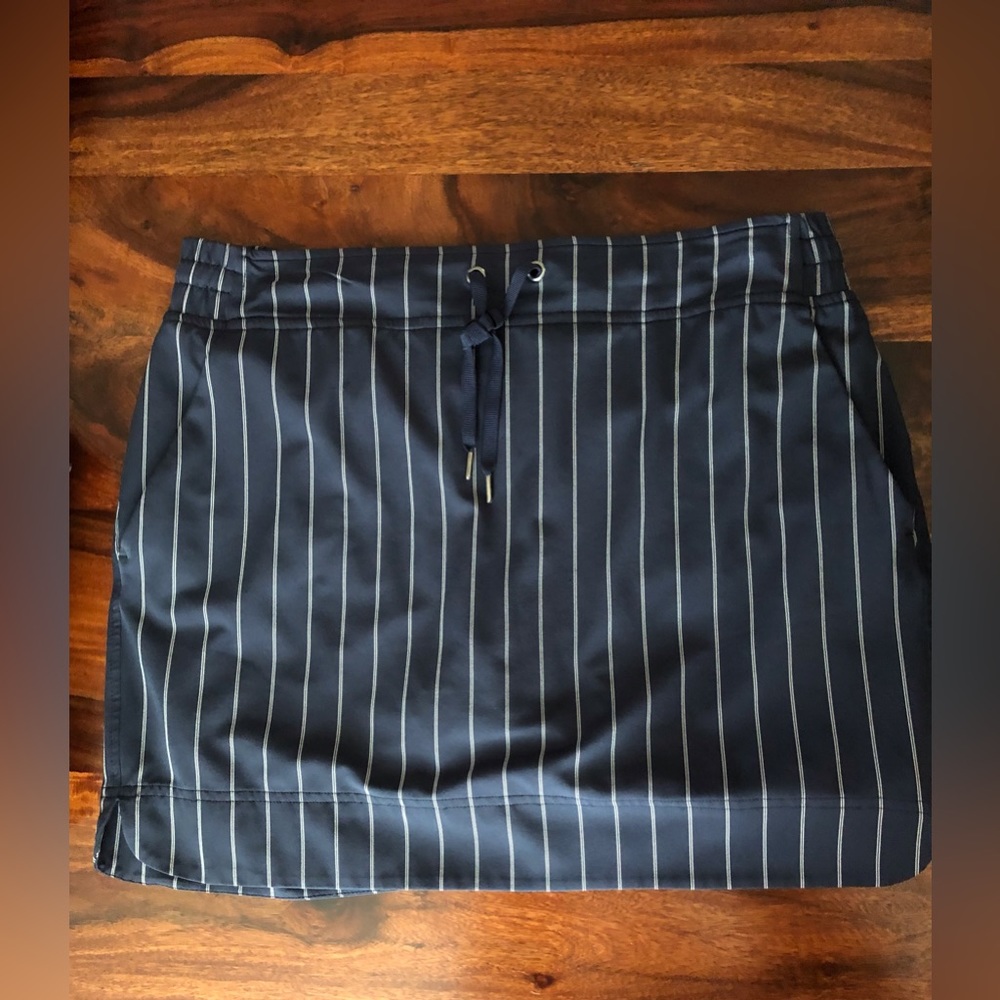 Athleta Striped Drawstring Skort 12